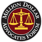 Million Dollar Advocates Badge