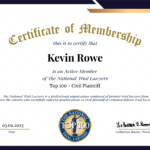 Certificate of Membership - NTL 2023