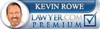 Kevin Rowe Lawyer dot com Premium badge