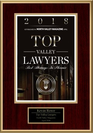 North Valley Magazine - 2018 Top Valley Lawyer Award
