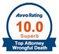 Avvo 10 rating wrongful death
