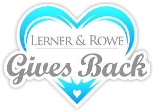 Lerner and Rowe Gives Back logo
