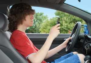 Teenager Texting and Driving