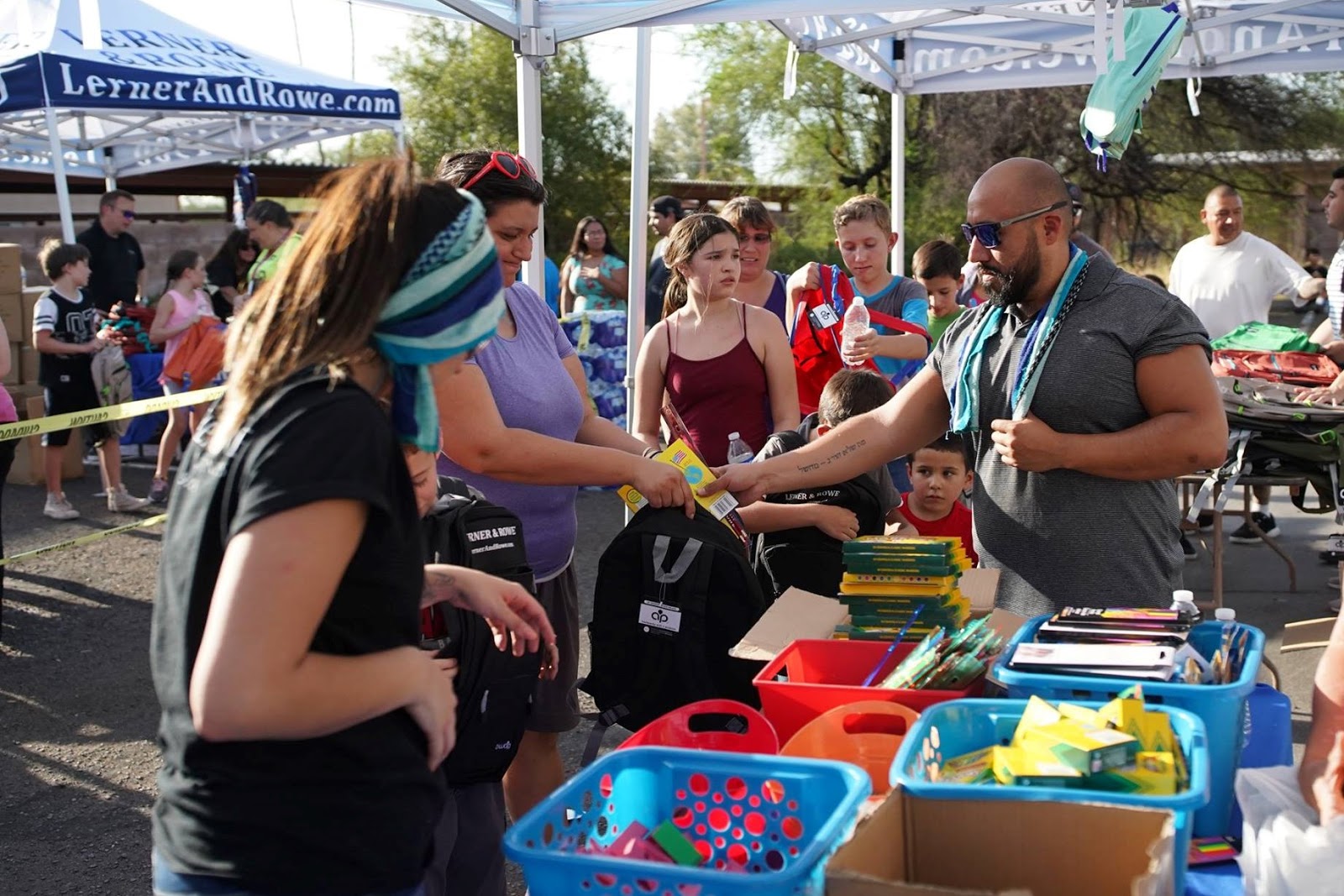 Supplies at Tucson Back to School Giveaway