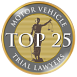 Top 25 Motor Vehicle Trial Lawyers Seal