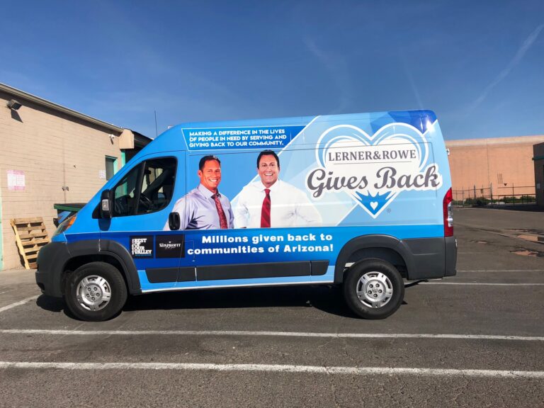 Lerner and Rowe Branded Van