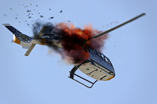 lesiones en helicóptero