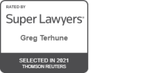 2021 Super Lawyers Badge - Greg Terhune