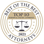 Best of the Best Attorneys Personal Injury Attorney Badge 2023