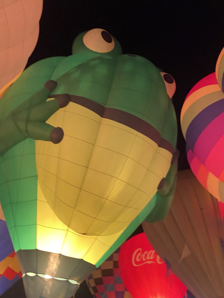 Havasu Balloon 2025 night Frog